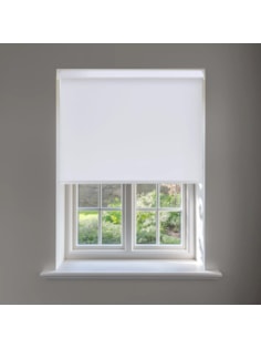 Jasmine White Daylight No Drill Electric Roller Blind