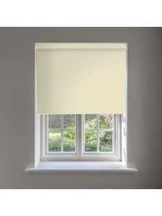 Timeless Cream Blackout No Drill Electric Roller Blind