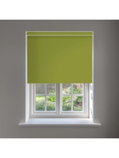 Zesty Green Blackout No Drill Electric Roller Blind