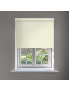Cosy Cream Blackout No Drill Electric Roller Blind