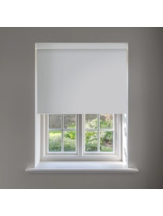 Magnetic Grey Blackout No Drill Electric Roller Blind