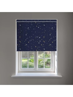 Starry Night Blackout No Drill Electric Roller Blind