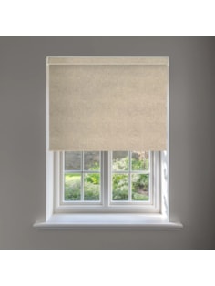 Linen Beige Blackout No Drill Electric Roller Blind
