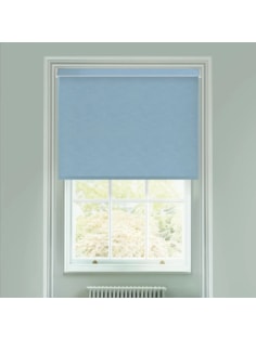 New York Cornflower Blue Electric Roller Blind