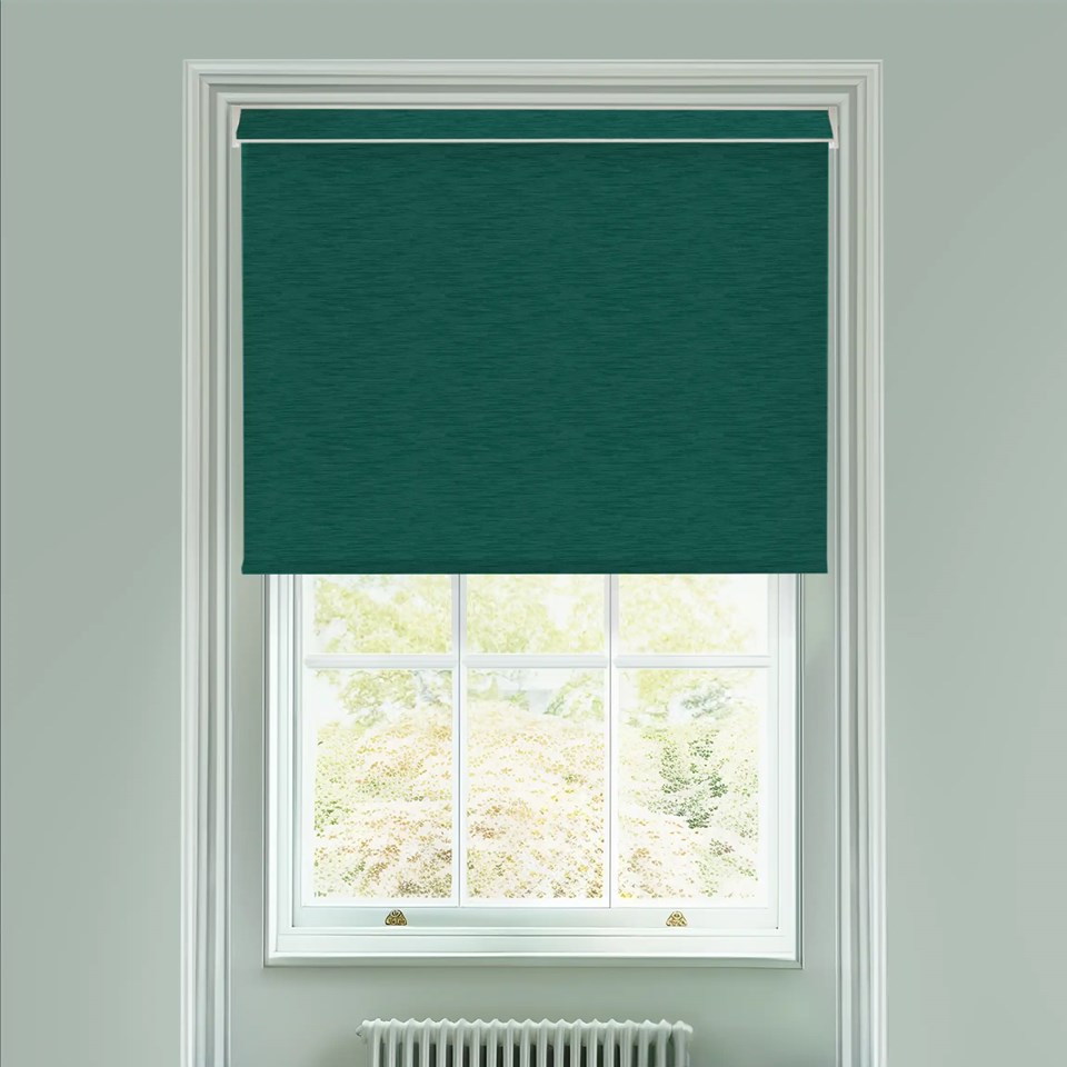 New York Emerald Green Electric Roller Blind