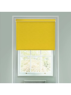 New York Sunshine Yellow Electric Roller Blind