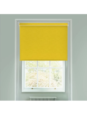 New York Sunshine Yellow Electric Roller Blind