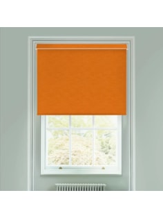 New York Tangerine Orange Electric Roller Blind