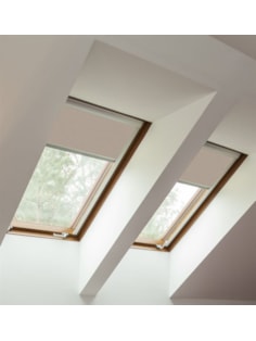 Mushroom Blackout Skylight Blind To Fit Roto Windows