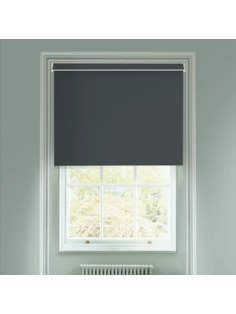 Pompeii Grey Blackout Electric Roller Blind