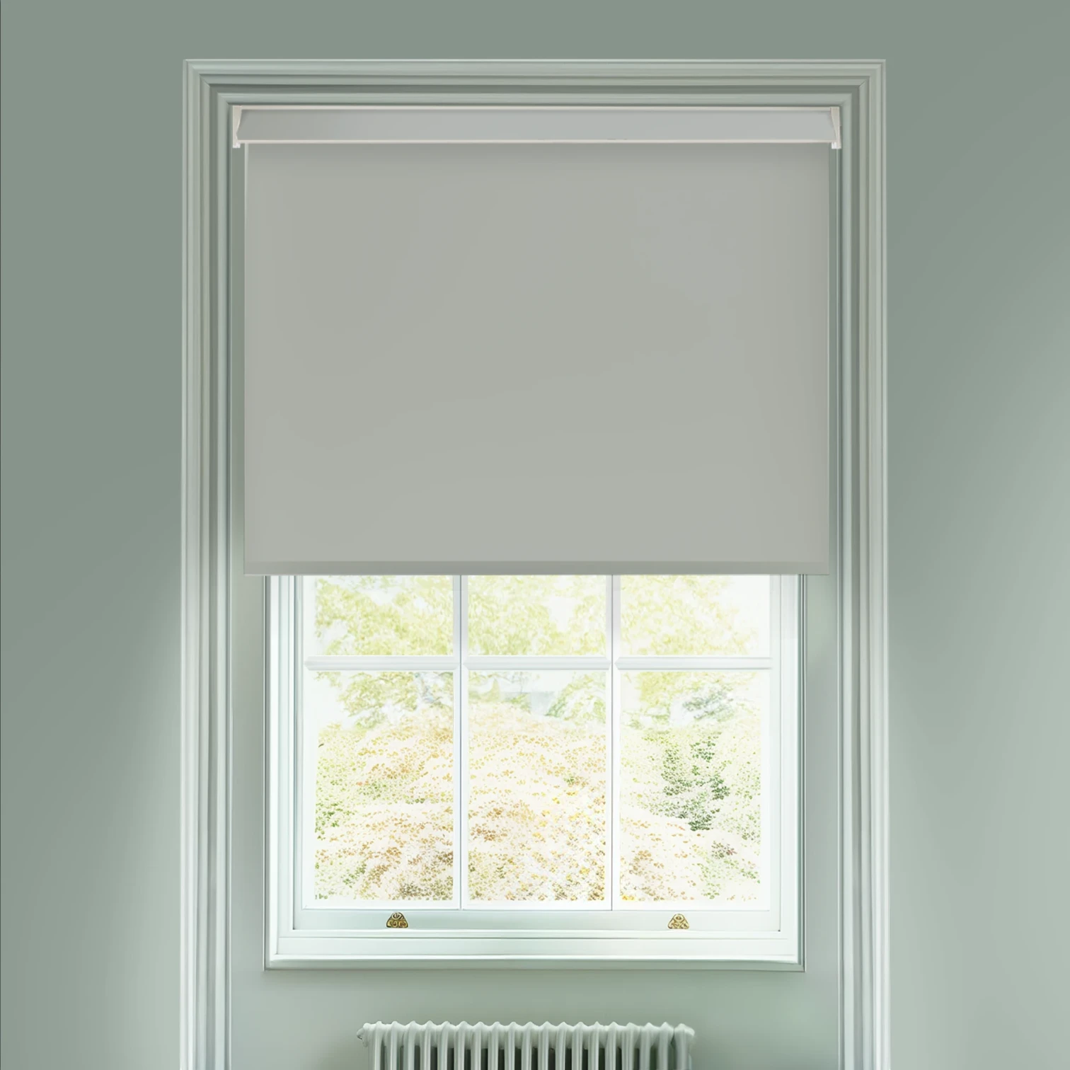 Doric Grey Electric Daylight Roller Blind