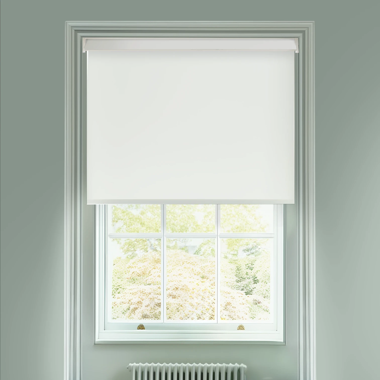 Daisy White Electric Daylight Roller Blind