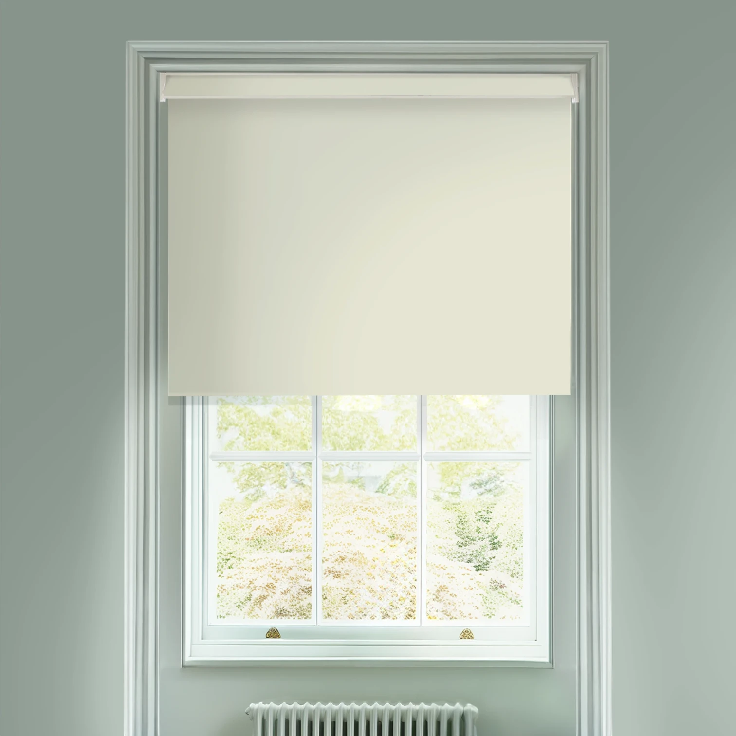 Primula Cream Blackout Electric Roller Blind