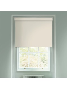 Domino Ivory Blackout Electric Roller Blind