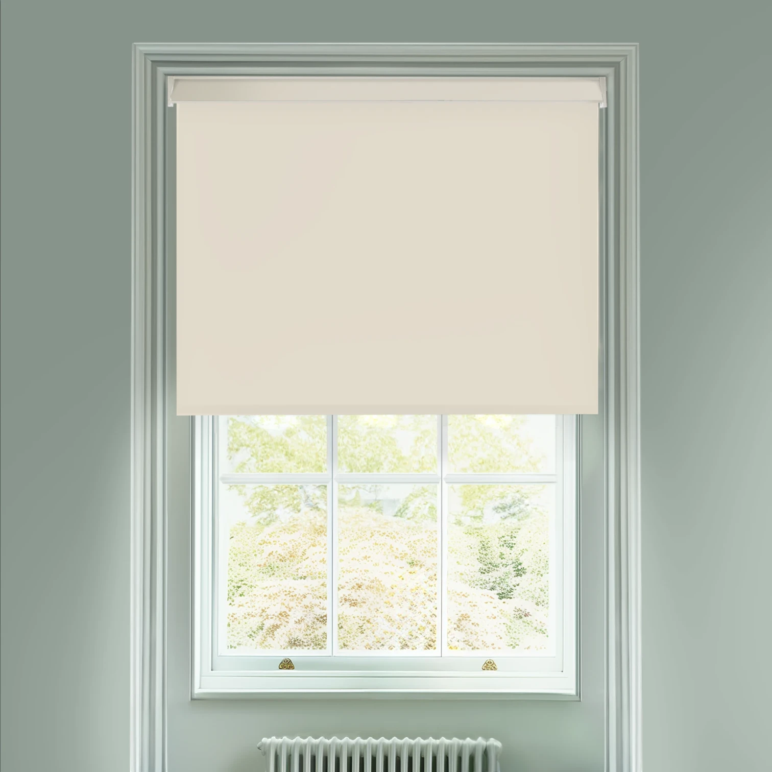 Domino Ivory Electric Daylight Roller Blind