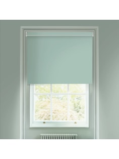 Mineral Green Blackout Electric Roller Blind