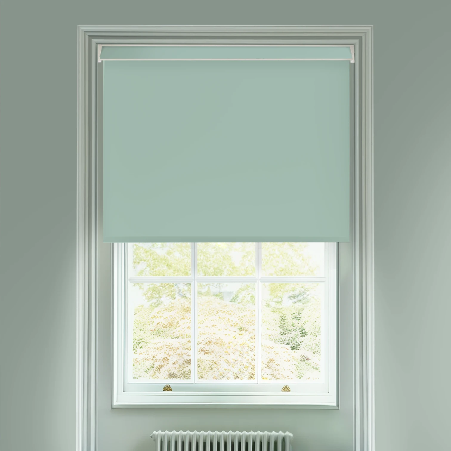 Mineral Green Electric Daylight Roller Blind