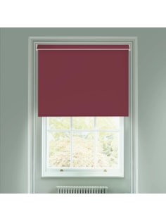 Burgundian Red Electric Daylight Roller Blind