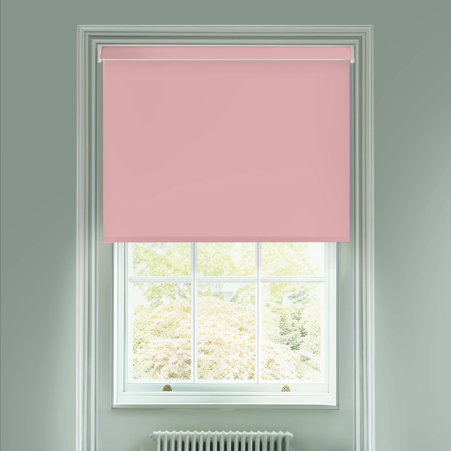 Coquette Pink Electric Daylight Roller Blind