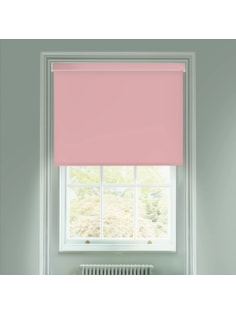 Coquette Pink Electric Daylight Roller Blind