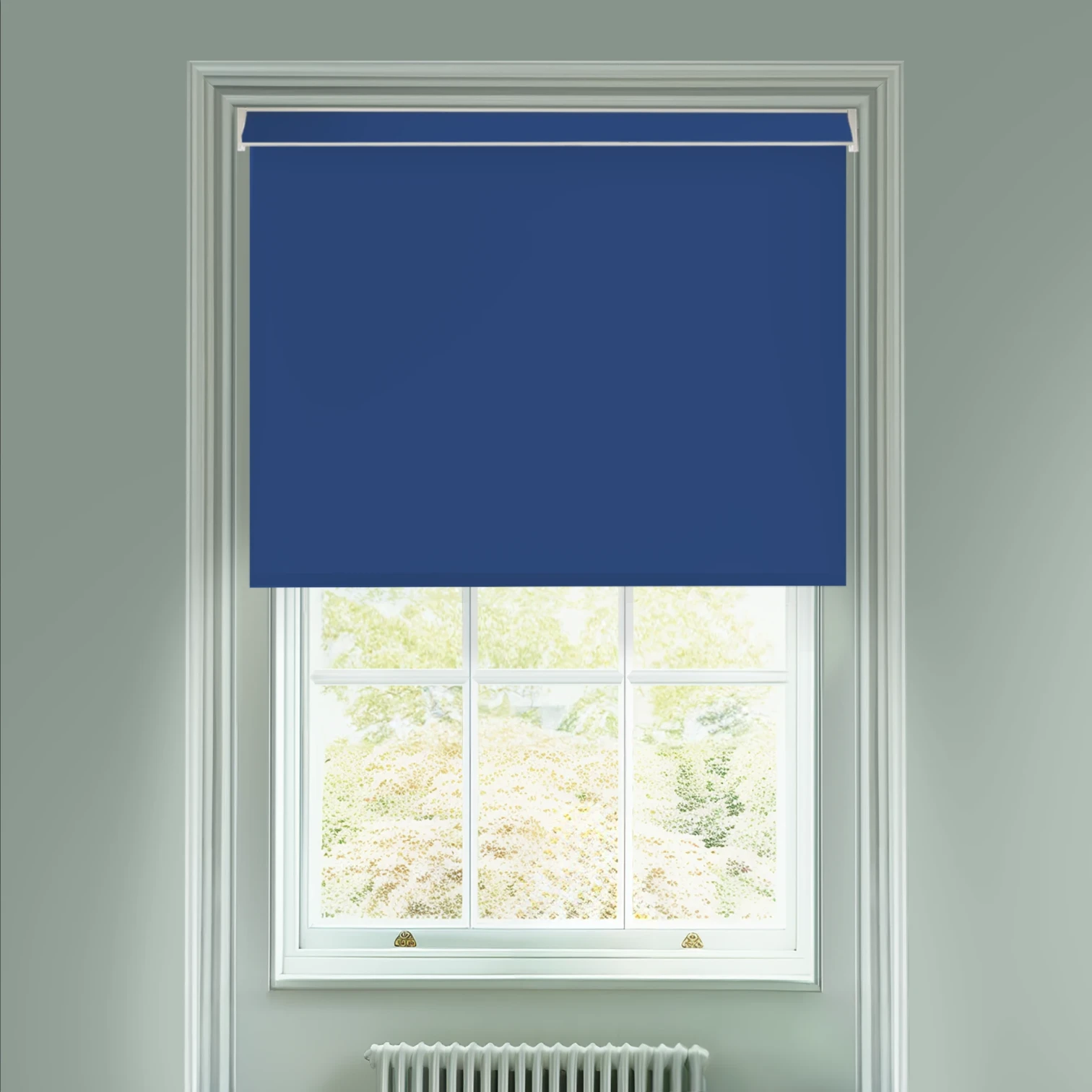 Lake Blue Electric Daylight Roller Blind