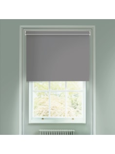 London Fog Grey Blackout Electric Roller Blind