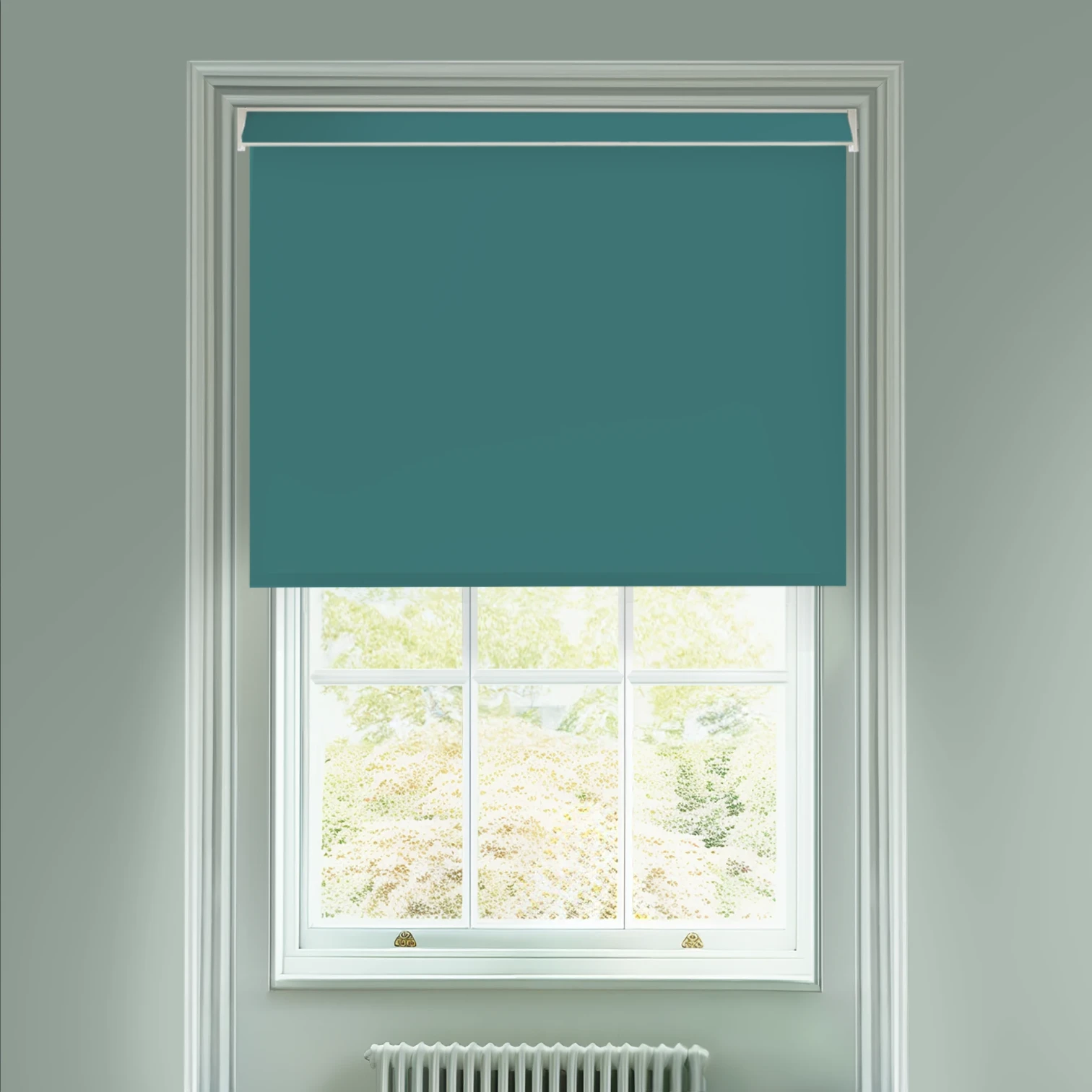 Patina Teal Electric Daylight Roller Blind