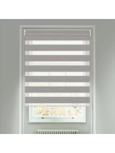 Petra Ash Grey Electric Vision Day and Night Blind