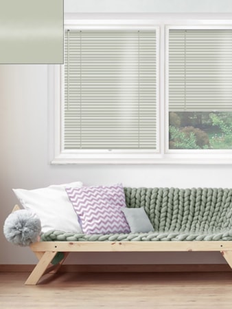 Gloss Light Grey 25mm Perfect Fit Venetian Blind Gloss Light Grey 25mm Perfect Fit Venetian Blind