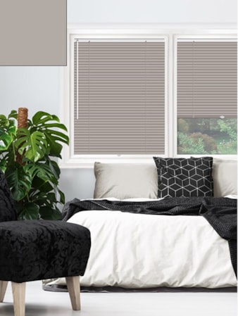 Matte Mushroom 25mm Perfect Fit® Venetian Blind Matte Mushroom 25mm Perfect Fit® Venetian Blind