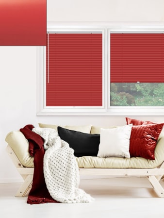 Matte Rouge 25mm Perfect Fit Venetian Blind Matte Rouge 25mm Perfect Fit Venetian Blind