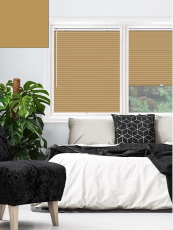 Matte Amber Glaze 25mm Perfect Fit Venetian Blind Matte Amber Glaze 25mm Perfect Fit Venetian Blind