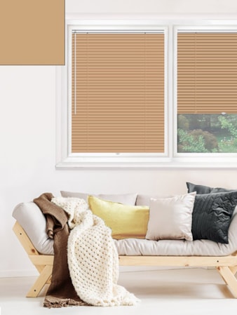 Matte Tawny 25mm Perfect Fit Venetian Blind Matte Tawny 25mm Perfect Fit Venetian Blind