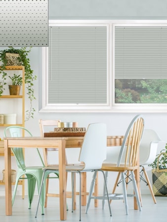 Perforated Silver 25mm Perfect Fit Venetian Blind Perforated Silver 25mm Perfect Fit Venetian Blind