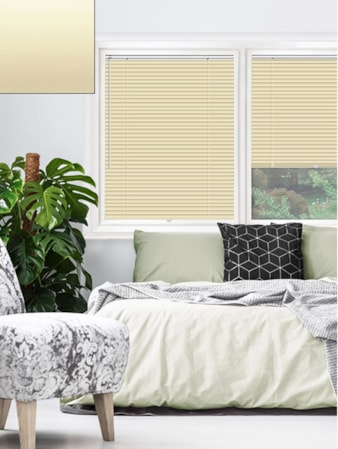 Matte Honeybee 25mm Perfect Fit Venetian Blind Matte Honeybee 25mm Perfect Fit Venetian Blind