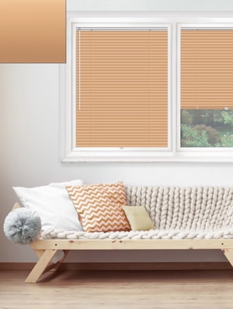 Matte Soft Orange 25mm Perfect Fit® Venetian Blind Matte Soft Orange 25mm Perfect Fit® Venetian Blind
