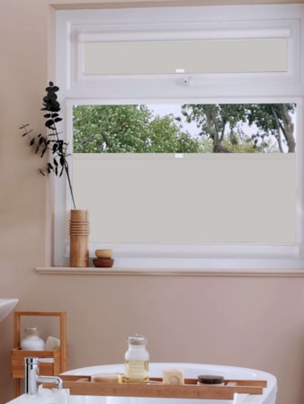 Perfect Fit Blackout Light Grey Bottom Up Blind Perfect Fit Blackout Light Grey Bottom Up Blind