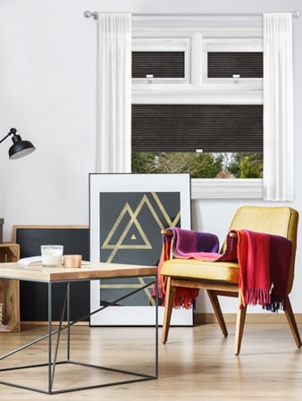 Sheer Stratus Black Perfect Fit® Roller Blind Sheer Stratus Black Perfect Fit Roller Blind