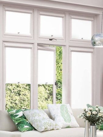 Blackout Bright White Perfect Fit Roller Blind Blackout Bright White Perfect Fit Roller Blind