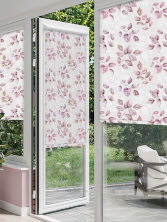 Ash Leaf Plum Perfect Fit Roller Blind Ash Leaf Plum Perfect Fit Roller Blind