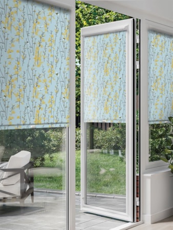 Broom and Bee SkyPerfect Fit Roller Blind by Lorna Syson Broom and Bee SkyPerfect Fit Roller Blind by Lorna Syson