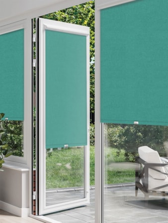 Melbourne Turquoise Perfect Fit Roller Blind Melbourne Turquoise Perfect Fit Roller Blind
