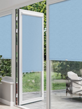 New York Cornflower Blue Perfect Fit® Roller Blind New York Cornflower Blue Perfect Fit® Roller Blind
