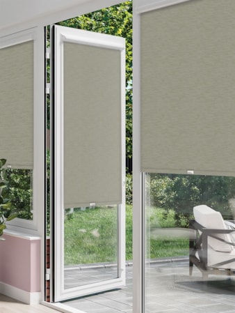 New York Green Grey Perfect Fit Roller Blind New York Green Grey Perfect Fit Roller Blind