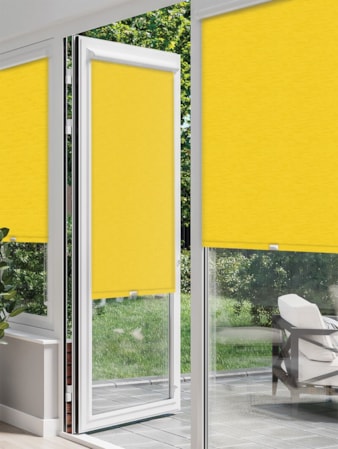 New York Sunshine Yellow Perfect Fit Roller Blind New York Sunshine Yellow Perfect Fit Roller Blind