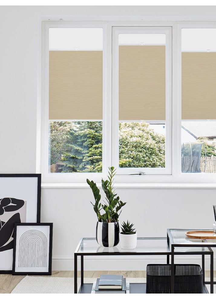 Blind Inset Stone Panel Honed Stone Blackout Perfect Fit Cellular Thermal Blind