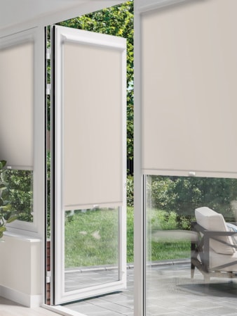 Cobblestone Perfect Fit® Roller Blind Blackout Cobblestone Perfect Fit Roller Blind for Doors