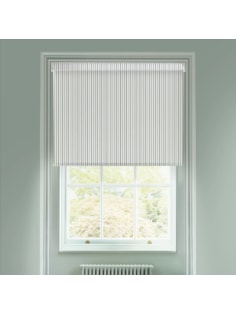 Pinstripe Grey Electric Roller Blind