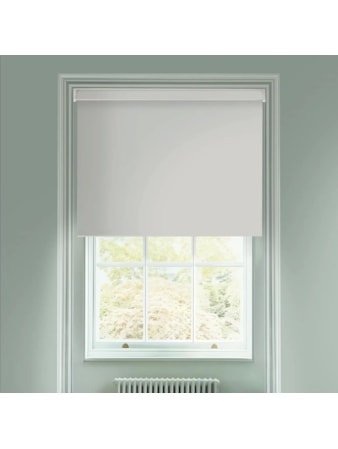 Platinum Grey Blackout Electric Roller Blind