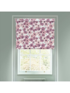 Posy Blush Electric Roller Blind by Lorna Syson